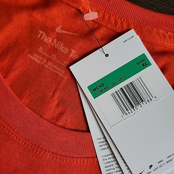 XL Nike Cal Ripken Jr Baltimore Orioles Player Jersey Tee Shirt Cooperstown Mens - Picture 6 of 6